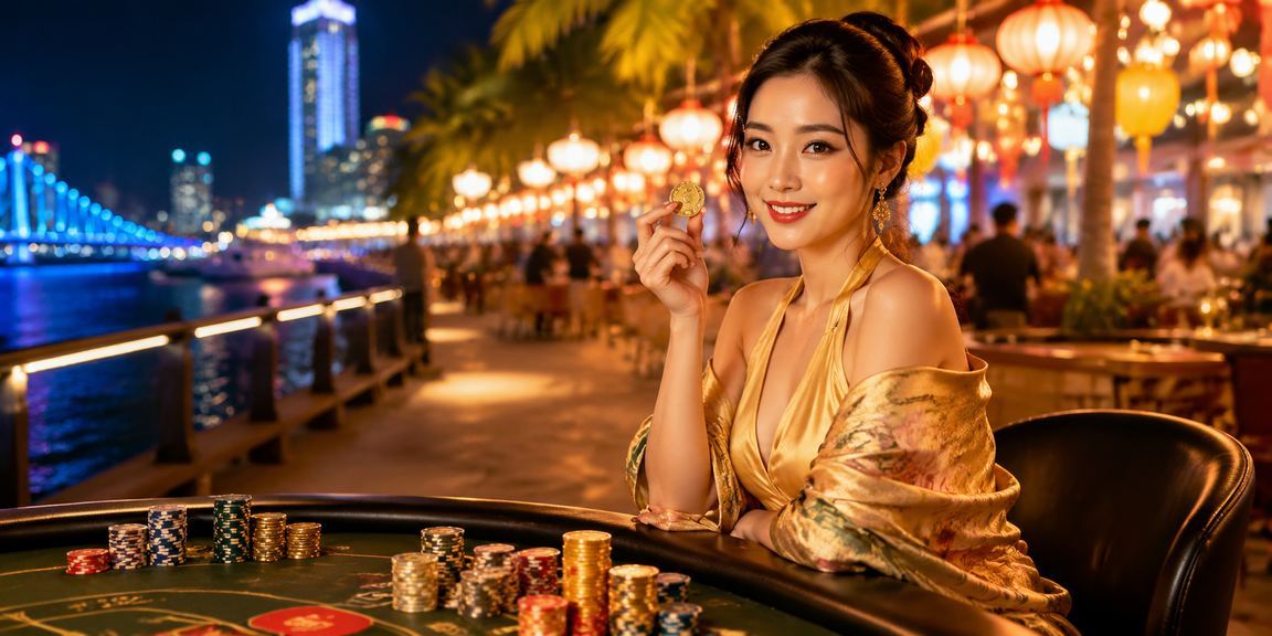Không khí chơi baccarat sôi động tại chợ đêm Đà Nẵng